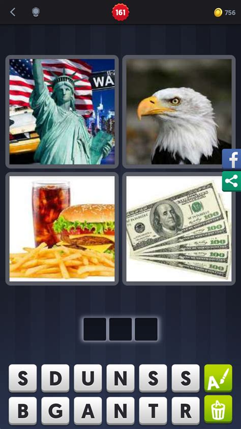 answer to 4 pics 1 word 5 letters|More.